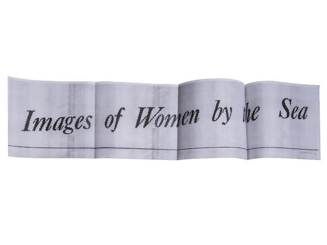 Gretchen faust (1961), 'wall tattoos, images of woman by the sea', 1990, n° 3/3 6.5 x 85 cm. (2.56 x 33.46 in.) - afbeelding 6 van  10