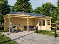 Gretel - tuinhuis 44mm 7900x2500x2820mm onbehandeld (nieuw)