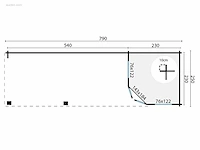 Gretel - tuinhuis 44mm 7900x2500x2820mm... - afbeelding 4 van  8
