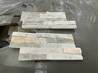 Grey pearl natuurruw partij mozaïektegels ca 45 m2 - afbeelding 1 van  6