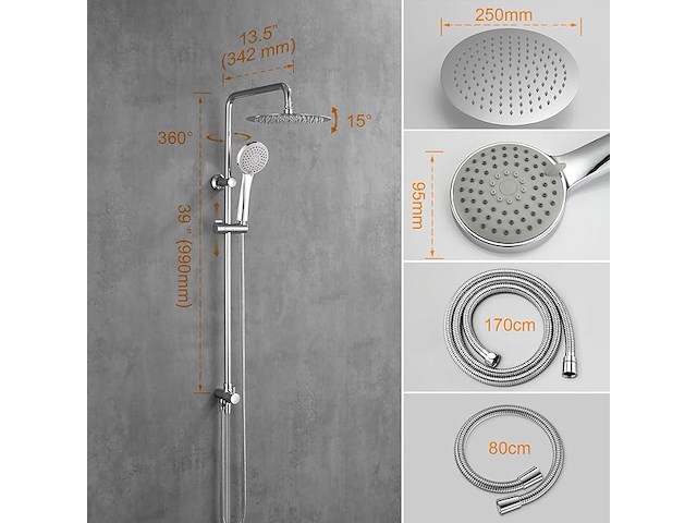 Grifema douchesysteem - afbeelding 7 van  7