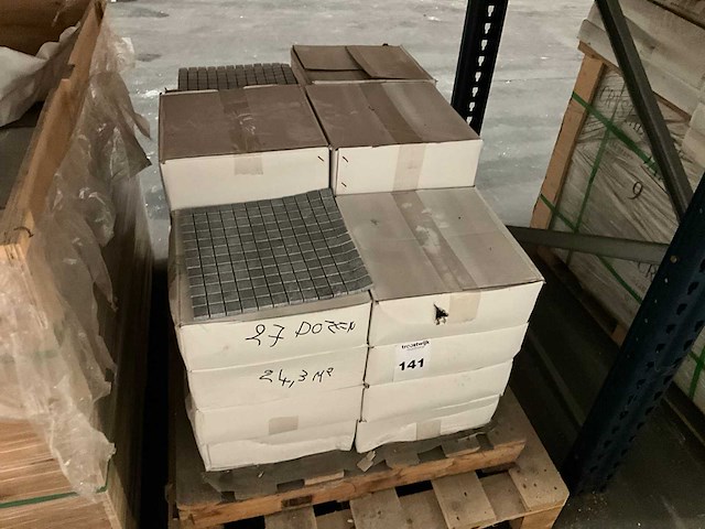 Grijs honed tumbled grote partij mozaïek tegel - afbeelding 3 van  3