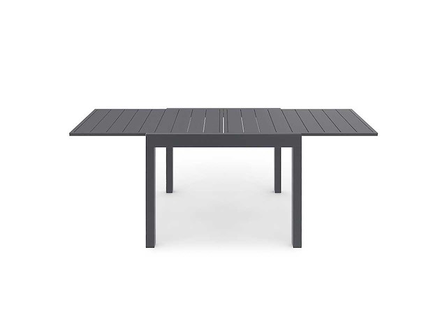 Grijs polywood 4-zits uitschuifbaar eetmeubelset - afbeelding 5 van  7