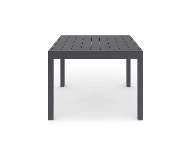 Grijs polywood 4-zits uitschuifbaar eetmeubelset - afbeelding 6 van  7