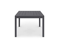 Grijs polywood 4-zits uitschuifbaar eetmeubelset - afbeelding 6 van  7