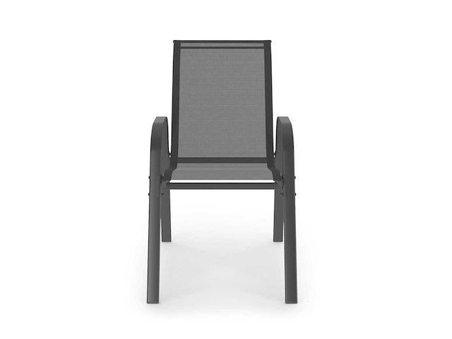 Grijs polywood 4-zits uitschuifbaar eetmeubelset - afbeelding 7 van  7