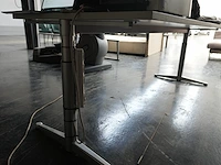 Grijs zit-sta bureau 200x91 cm - afbeelding 5 van  5