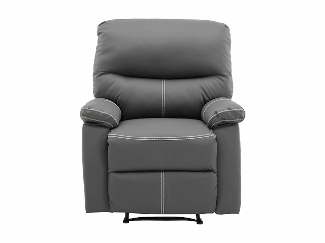 Grijze nep relaxstoel - afbeelding 2 van  8