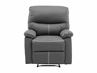 Grijze nep relaxstoel - afbeelding 2 van  8