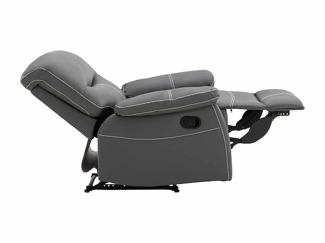 Grijze nep relaxstoel - afbeelding 6 van  8