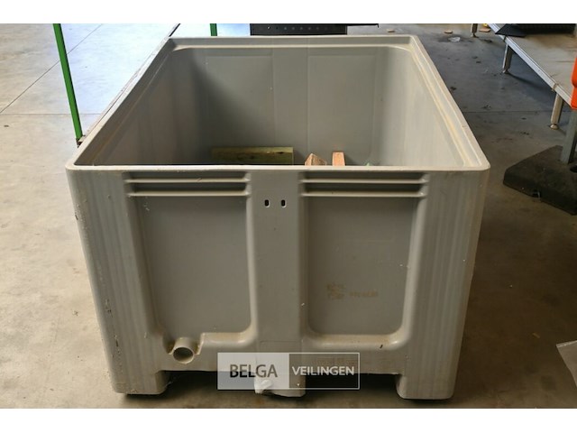 Grijze palletbox - afbeelding 2 van  2