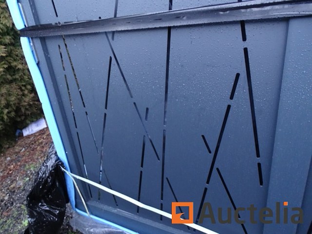 Grijze schuifdeur aluminium caminia 180 x 300 (winkelwaarde: €2,799) - afbeelding 4 van  8