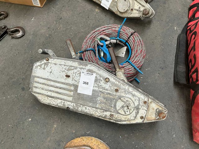 Griphoist staalkabel takel / tirfor - afbeelding 1 van  5