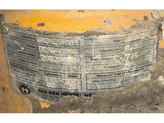 Gripin hydraulische grondgrijper - afbeelding 8 van  10