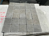 Gris carthage 9,75 m2 mozaïektegels - afbeelding 2 van  3