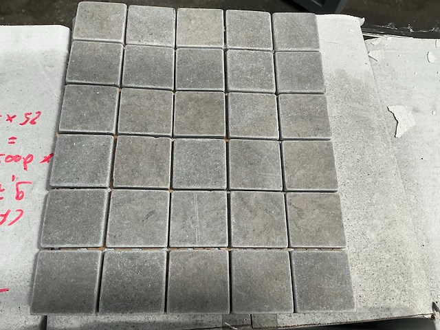 Gris carthage 9,75 m2 mozaïektegels - afbeelding 3 van  3
