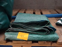 Groen afdelzeil 1,80m x 2,80m - afbeelding 1 van  4