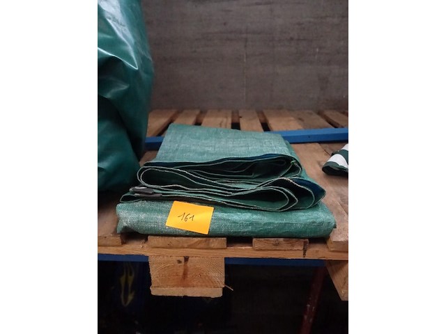 Groen afdelzeil 1,80m x 2,80m - afbeelding 3 van  4