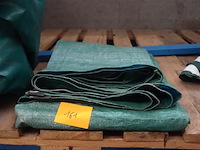 Groen afdelzeil 1,80m x 2,80m - afbeelding 3 van  4