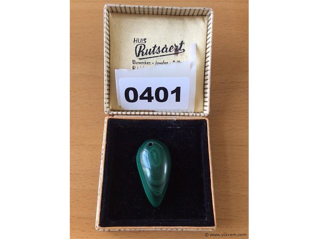 …groene hanger edelsteen - afbeelding 1 van  3