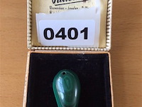 …groene hanger edelsteen - afbeelding 1 van  3