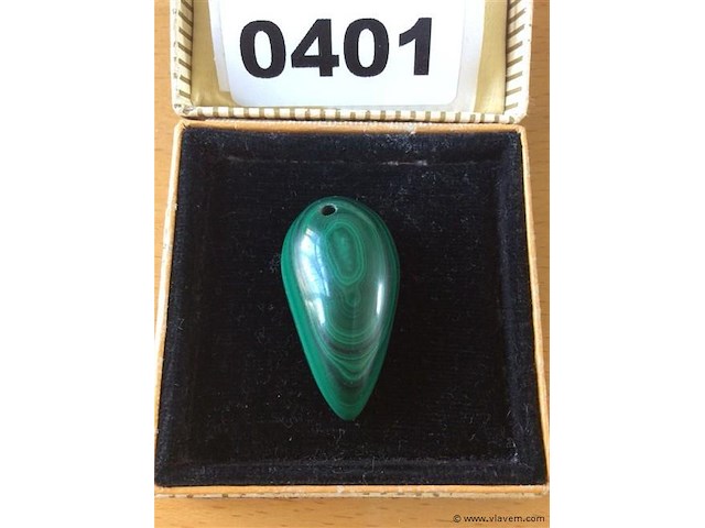 …groene hanger edelsteen - afbeelding 2 van  3