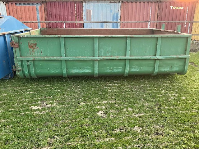 Groene kabelcontainer - waste container - afbeelding 3 van  7