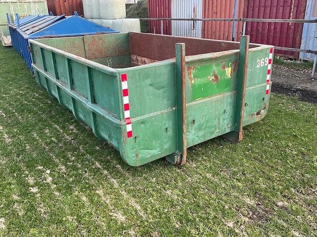 Groene kabelcontainer - waste container - afbeelding 4 van  7