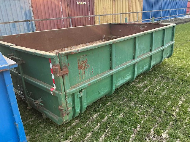 Groene kabelcontainer - waste container - afbeelding 1 van  5