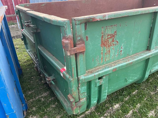 Groene kabelcontainer - waste container - afbeelding 2 van  5