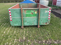 Groene kabelcontainer - waste container - afbeelding 5 van  5