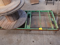 Groene platte kar 1,60m x 80 cm