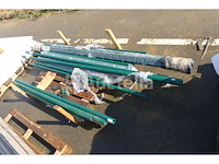 Groene ronde hekpalen (ral6005) - afbeelding 3 van  9