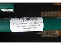 Groene ronde hekpalen (ral6005) - afbeelding 5 van  9
