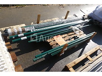 Groene ronde hekpalen (ral6005) - afbeelding 6 van  9