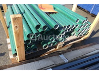 Groene ronde hekpalen (ral6005) - afbeelding 3 van  6