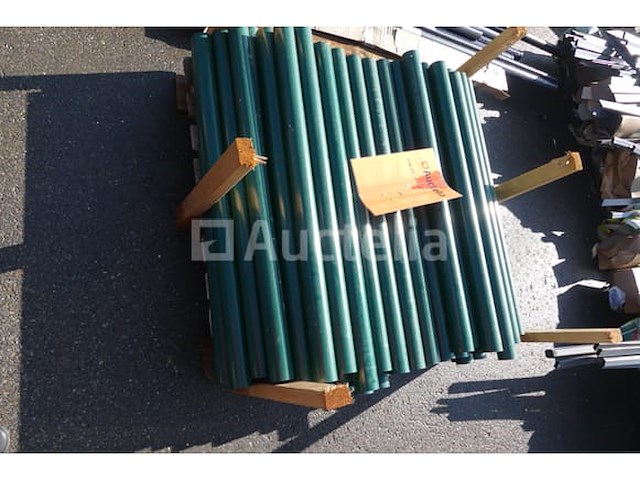 Groene ronde hekpalen (ral6005) - afbeelding 4 van  6