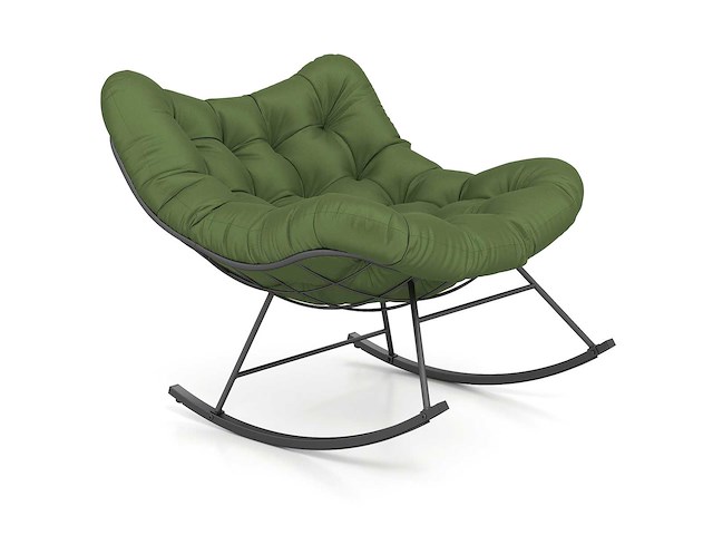 Groene schommelstoel - afbeelding 1 van  5