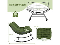Groene schommelstoel - afbeelding 3 van  5