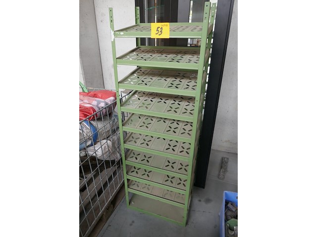 Groenmetalen rek wurth - afbeelding 1 van  3