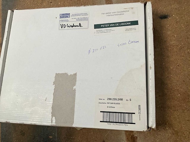 Groevenzaagblad voor paneelzaag - afbeelding 5 van  6