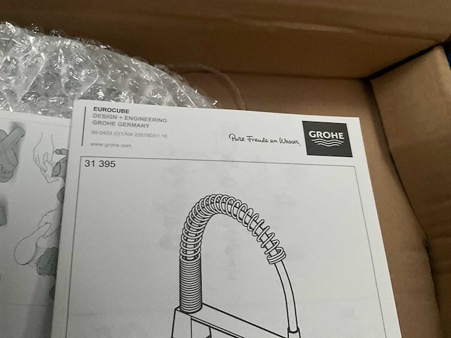 Grohe 31395 eurocube keukenkraan - afbeelding 3 van  9