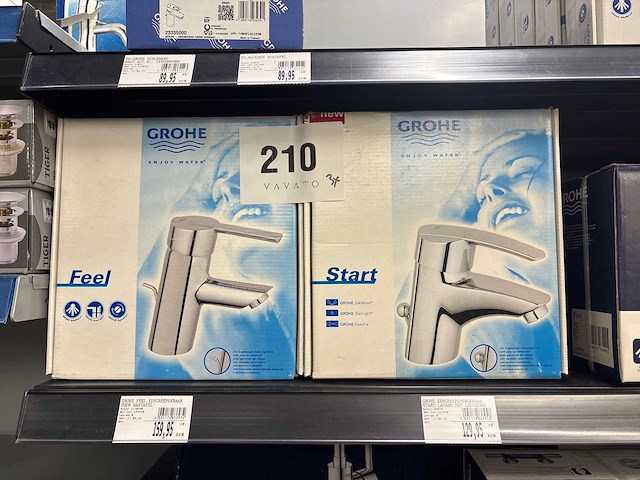 Grohe diverse wastafelkranen (2x) - afbeelding 1 van  3
