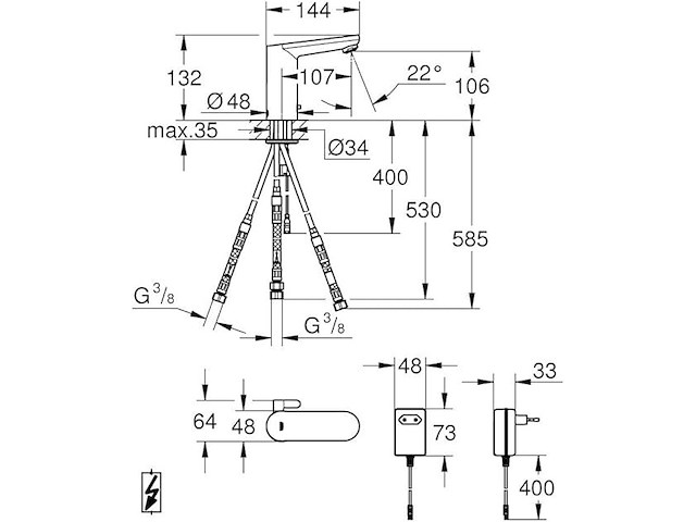 Grohe eurosmart - afbeelding 2 van  2
