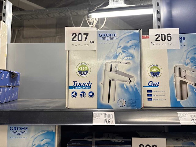 Grohe touch cosmopolitan wastafelkraan (5x) - afbeelding 1 van  2