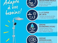 Grohe vitalio 250 douchesysteem - afbeelding 3 van  4