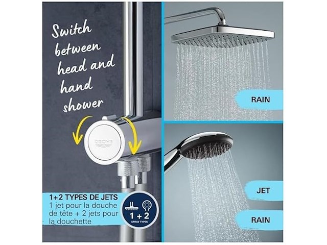 Grohe vitalio 250 douchesysteem - afbeelding 4 van  4