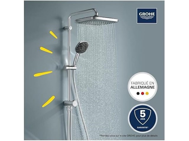 Grohe vitalio 250 douchesysteem - afbeelding 4 van  4