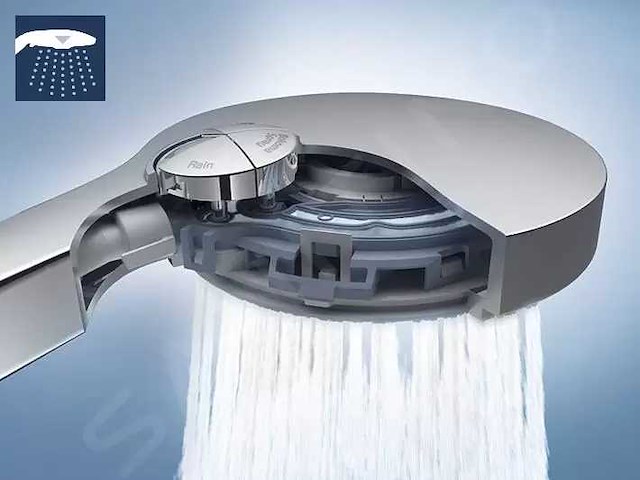 Grohe vitalio joy doucheset 260 met thermostaat, 3 stralen, chromen 26403001 - afbeelding 5 van  9