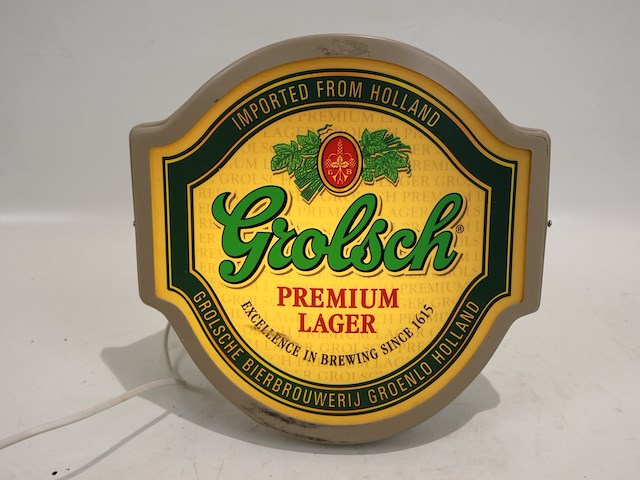 Grolsch lichtreclame - afbeelding 1 van  5
